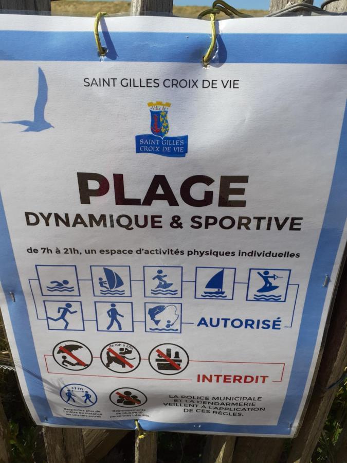 Studio Lumineux Dans La Coulee Verte A Saint Gilles Croix De Vie Экстерьер фото